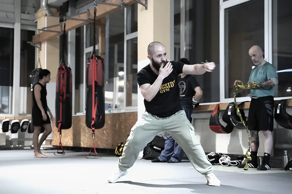 Olympisches Boxen Trainerteam Evangelos Papanikolaou