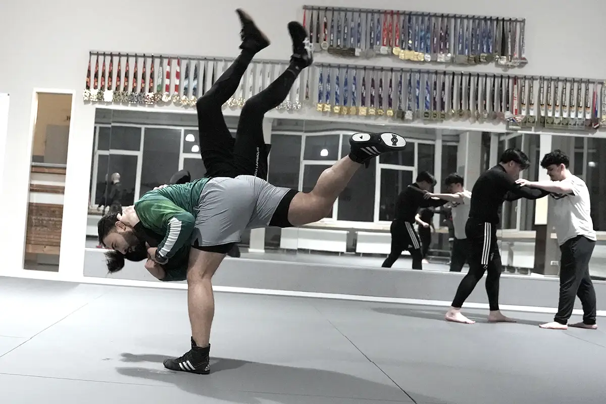 Wrestling Trainerteam Monir Rahimi