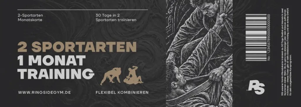 Ticket BJJ + Boxen - 1 Monat Kombi-Training