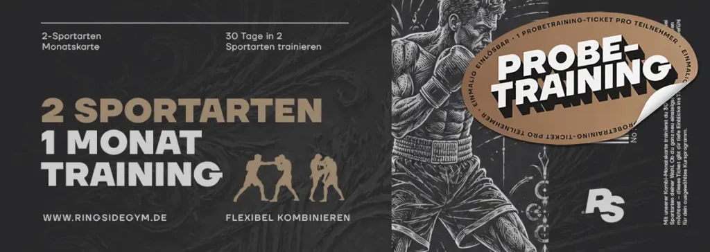 Ticket Boxen + FMA - 1 Monat Kombi-Probetraining