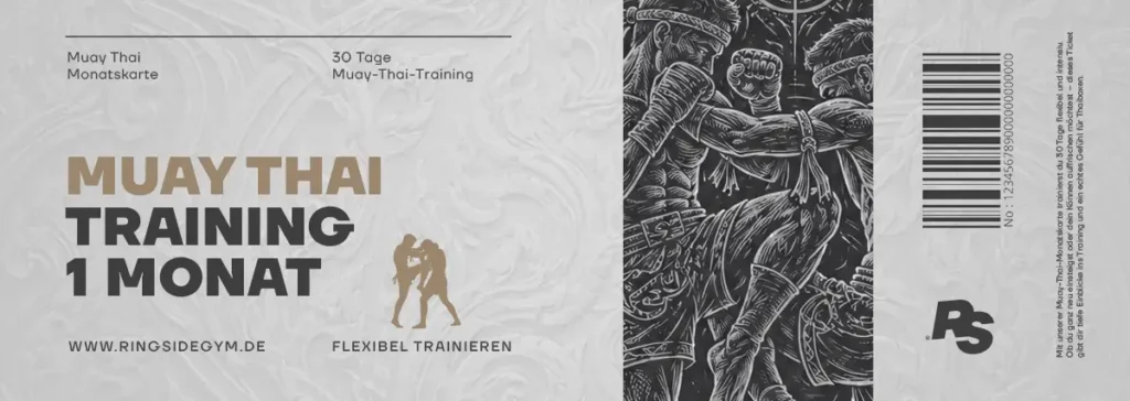 Ticket Muay Thai - 1 Monat Training