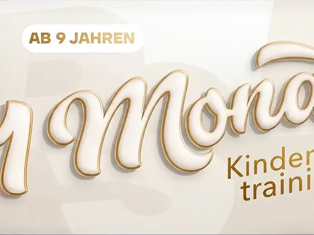 Ticketbild Kindertraining - 1 Monat ab 9 Jahren